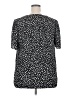 Daniel Rainn Polka Dots Black Short Sleeve Blouse Size 2X - photo 2
