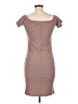 Say What? 100% Polyester Brown Casual Dress Size L - photo 2