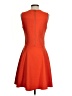 Sharagano Solid Orange Cocktail Dress Size 4 - photo 2