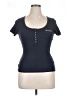 Diesel Blue Short Sleeve Top Size XL - photo 1
