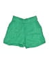 J.Crew 100% Linen Solid Green Shorts Size XXS - photo 1