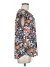 Daniel Rainn 100% Polyester Floral Orange Short Sleeve Blouse Size M - photo 4