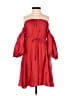 Express 100% Polyester Red Casual Dress Size S - photo 1