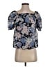 J.Crew Blue Short Sleeve Blouse Size S - photo 1