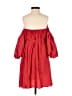 Express 100% Polyester Red Casual Dress Size S - photo 2