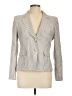 J.Crew Stripes Gray Blazer Size 10 - photo 1