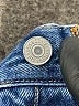 Levi's 100% Cotton Blue Denim Shorts Size 28 waist - photo 3