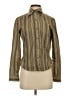 Killah Stripes Brown Long Sleeve Blouse Size S - photo 1