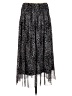 Max Studio Animal Print Black Casual Skirt Size M - photo 1