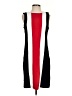 Boston Proper Color Block Red Cocktail Dress Size S - photo 1