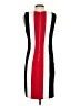 Boston Proper Color Block Red Cocktail Dress Size S - photo 2
