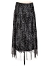 Max Studio Animal Print Black Casual Skirt Size M - photo 2