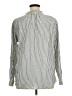 Knox Rose Stripes Silver Long Sleeve Button-Down Shirt Size XL - photo 2