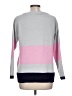 Talbots 100% Polyester Color Block Gray Pullover Sweater Size Lg Petite - photo 2