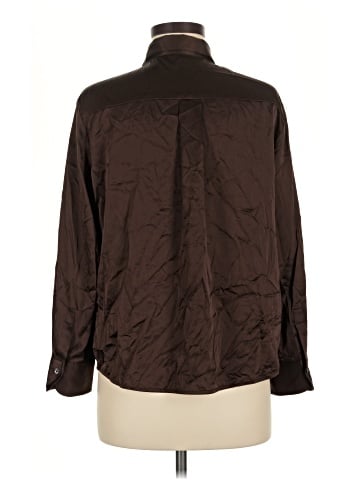 Assorted Brands Long Sleeve Silk Top (view 2)