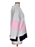Talbots 100% Polyester Color Block Gray Pullover Sweater Size Lg Petite - photo 4