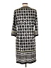 Studio One 100% Polyester Print Black Casual Dress Size L - photo 2