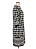 Studio One 100% Polyester Print Black Casual Dress Size L - photo 4