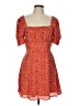 Trixxi 100% Polyester Hearts Orange Casual Dress Size L - photo 1