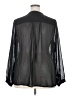 a.n.a. A New Approach 100% Polyester Metallic Black Long Sleeve Blouse Size 2X - photo 2