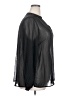 a.n.a. A New Approach 100% Polyester Metallic Black Long Sleeve Blouse Size 2X - photo 4