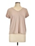 Max Studio Tan Short Sleeve T-Shirt Size L - photo 1