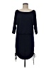 Veronica M. Solid Blue Casual Dress Size M - photo 1