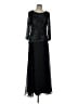 Jkara 100% Polyester Black Cocktail Dress Size 10 - photo 1