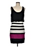 Express 100% Polyester Color Block Black Casual Dress Size M - photo 1