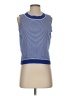 St. John Blue Sleeveless Top Size S - photo 1