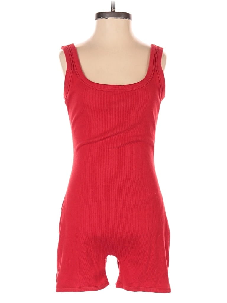 Pre-owned No Boundaries Romper In Red