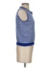 St. John Blue Sleeveless Top Size S - photo 4