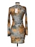 Missguided Tie-dye Tan Cocktail Dress Size 8 - photo 2