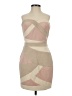Gianni Bini Stripes Tan Cocktail Dress Size S - photo 1