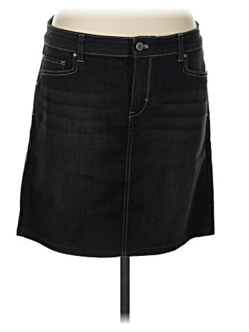White House Black Market Denim Skirt (view 1)