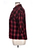 City Chic 100% Viscose Plaid Red 3/4 Sleeve Button-Down Shirt Size 16 Plus (S) - photo 5