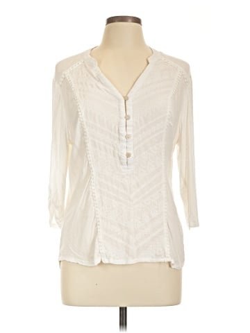 Democracy 3/4 Sleeve Blouse (view 1)