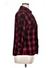 City Chic 100% Viscose Plaid Red 3/4 Sleeve Button-Down Shirt Size 16 Plus (S) - photo 4