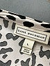 Dana Buchman Animal Print Ivory Long Sleeve Blouse Size L - photo 7