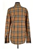 Burberry 100% Cotton Brown Tan Long Sleeve Button-Down Shirt Size 6 - photo 2