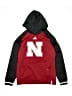 Adidas 100% Polyester Red Pullover Hoodie Size M (kids) - photo 1