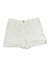 White House Black Market Checkered-gingham Ivory Shorts Size L (estimated) - photo 1