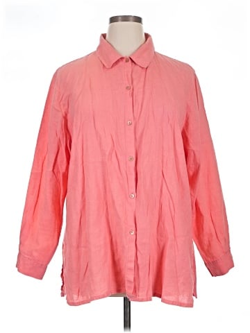 Eileen Fisher 3/4 Sleeve Button-Down Shirt (view 1)