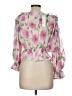 Topshop Pink 3/4 Sleeve Blouse Size 8 - photo 2