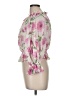 Topshop Pink 3/4 Sleeve Blouse Size 8 - photo 5