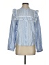 Zara Blue Long Sleeve Blouse Size S - photo 1