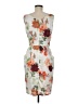 H&M 100% Polyester Floral White Cocktail Dress Size 8 - photo 2