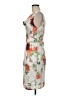 H&M 100% Polyester Floral White Cocktail Dress Size 8 - photo 5