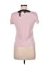 Maison Jules 100% Rayon Pink Short Sleeve Top Size M - photo 2