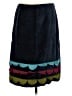 Boden Color Block Teal Casual Skirt Size 8L - photo 1